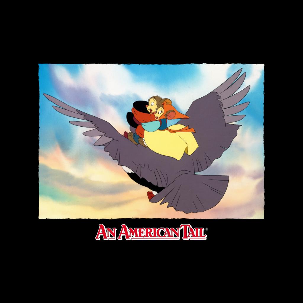 An American Tail Fieval And Tanya Flying On Henri Le Pigeon product image 2