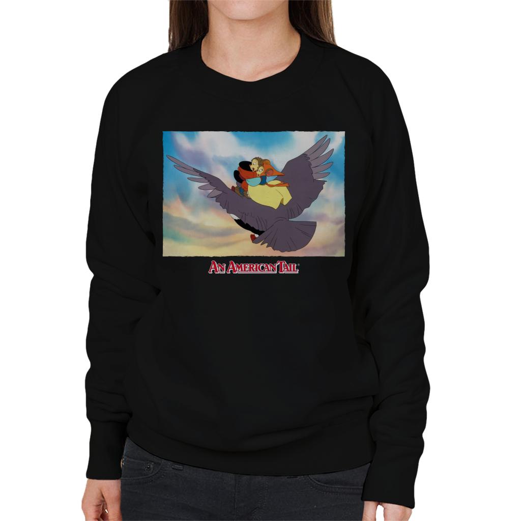 An American Tail Fieval And Tanya Flying On Henri Le Pigeon product image 1