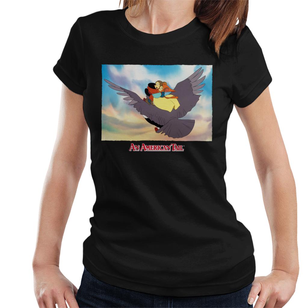 An American Tail Fieval And Tanya Flying On Henri Le Pigeon product image 1