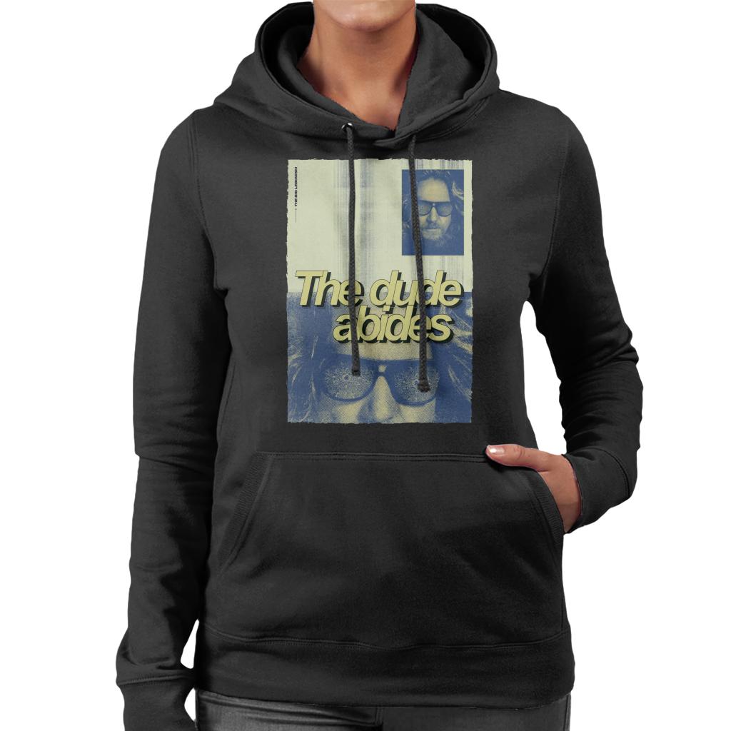The Big Lebowski The Dude Abides Poster Women's Hooded Sweatshirt