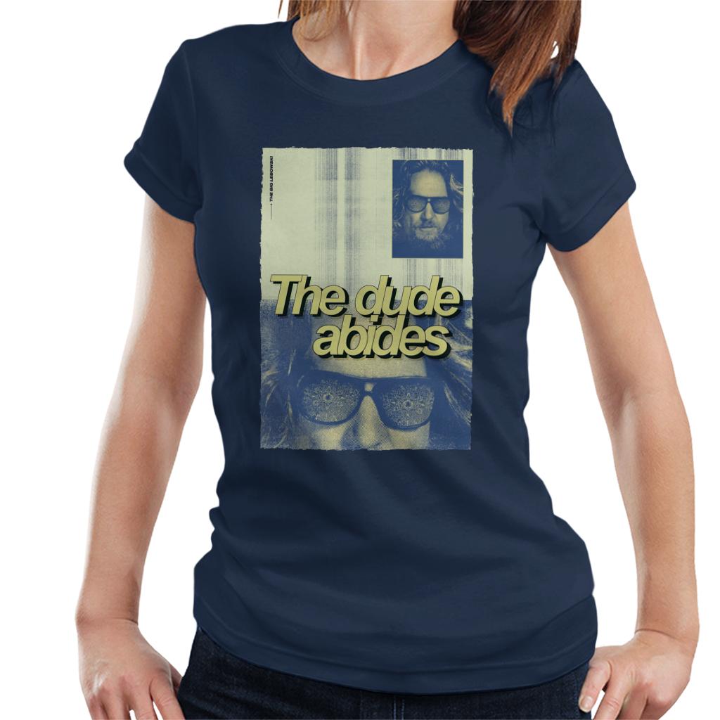 The Big Lebowski The Dude Abides Poster Women's T-Shirt