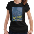 The Big Lebowski Dude 3D Text Nostalgia Women's T-Shirt product image 1