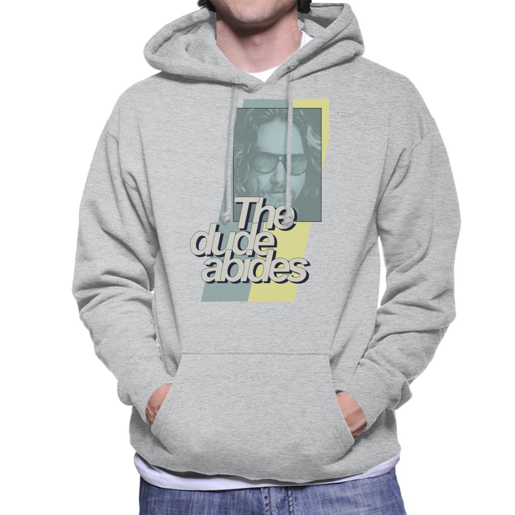 The Big Lebowski Dude Abides Retro Lines Men's Hooded product image 4