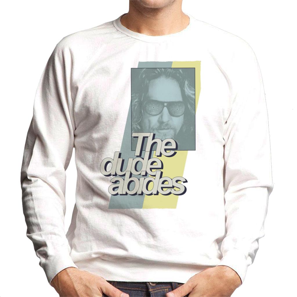 The Big Lebowski Dude Abides Retro Lines Men's Sweatshirt product image 6