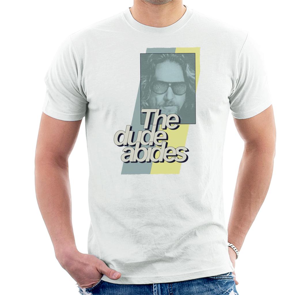 The Big Lebowski Dude Abides Retro Lines Men's T-Shirt product image 6