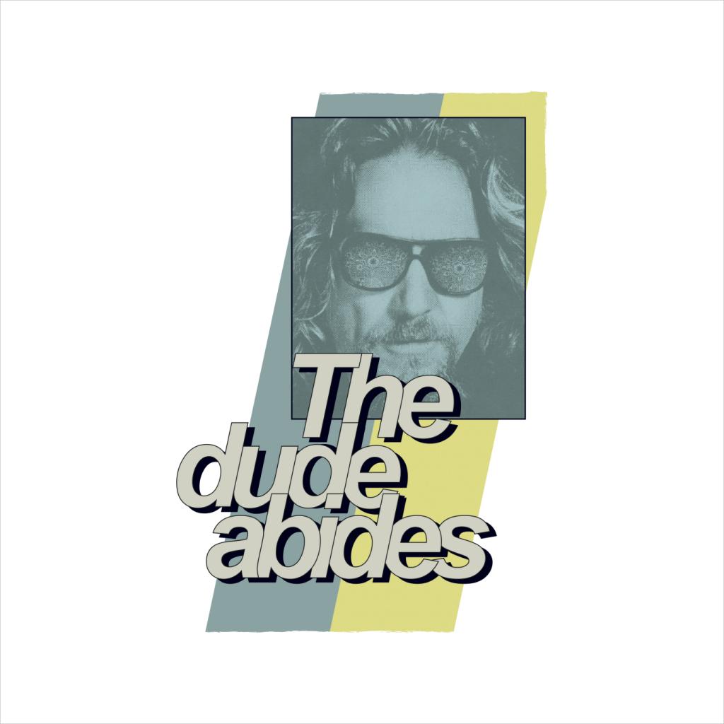 The Big Lebowski Dude Abides Retro Lines Men's T-Shirt product image 7