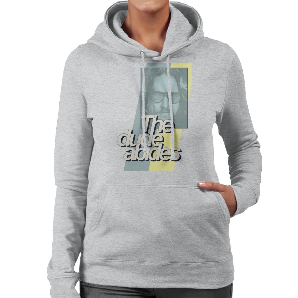 The Big Lebowski Dude Abides Retro Lines Women's Hooded product image 4