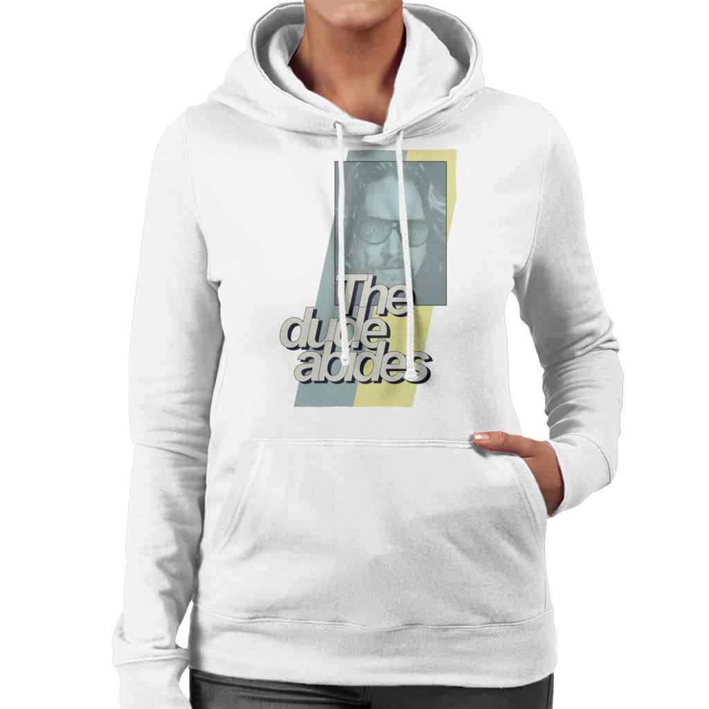 The Big Lebowski Dude Abides Retro Lines Women's Hooded product image 6