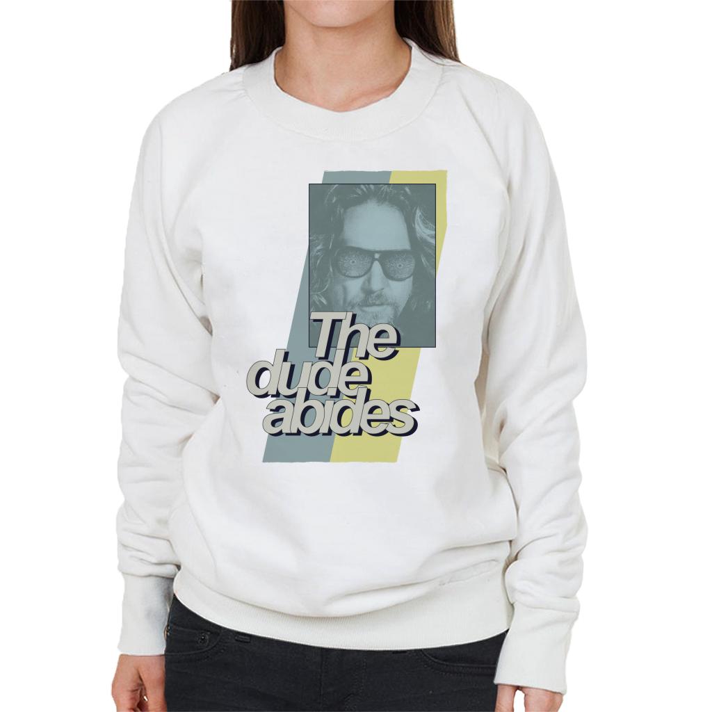 The Big Lebowski Dude Abides Retro Lines Women's Sweatshirt product image 6