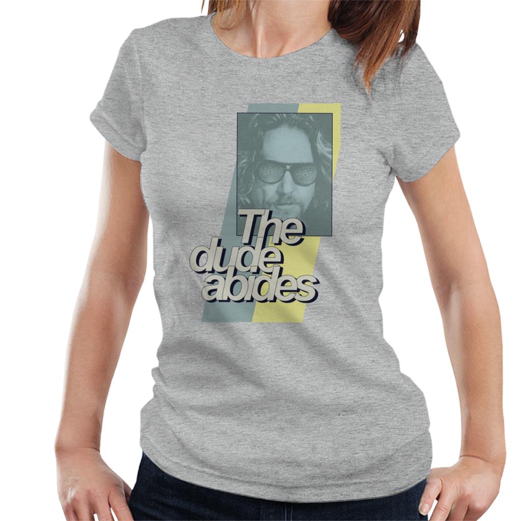 The Big Lebowski Dude Abides Retro Lines Women's T-Shirt product image 4