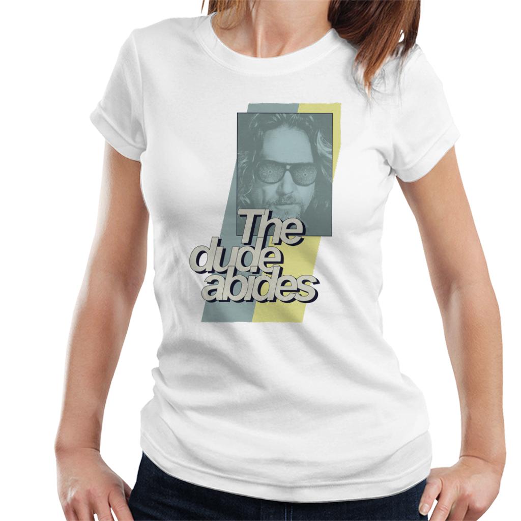 The Big Lebowski Dude Abides Retro Lines Women's T-Shirt product image 6