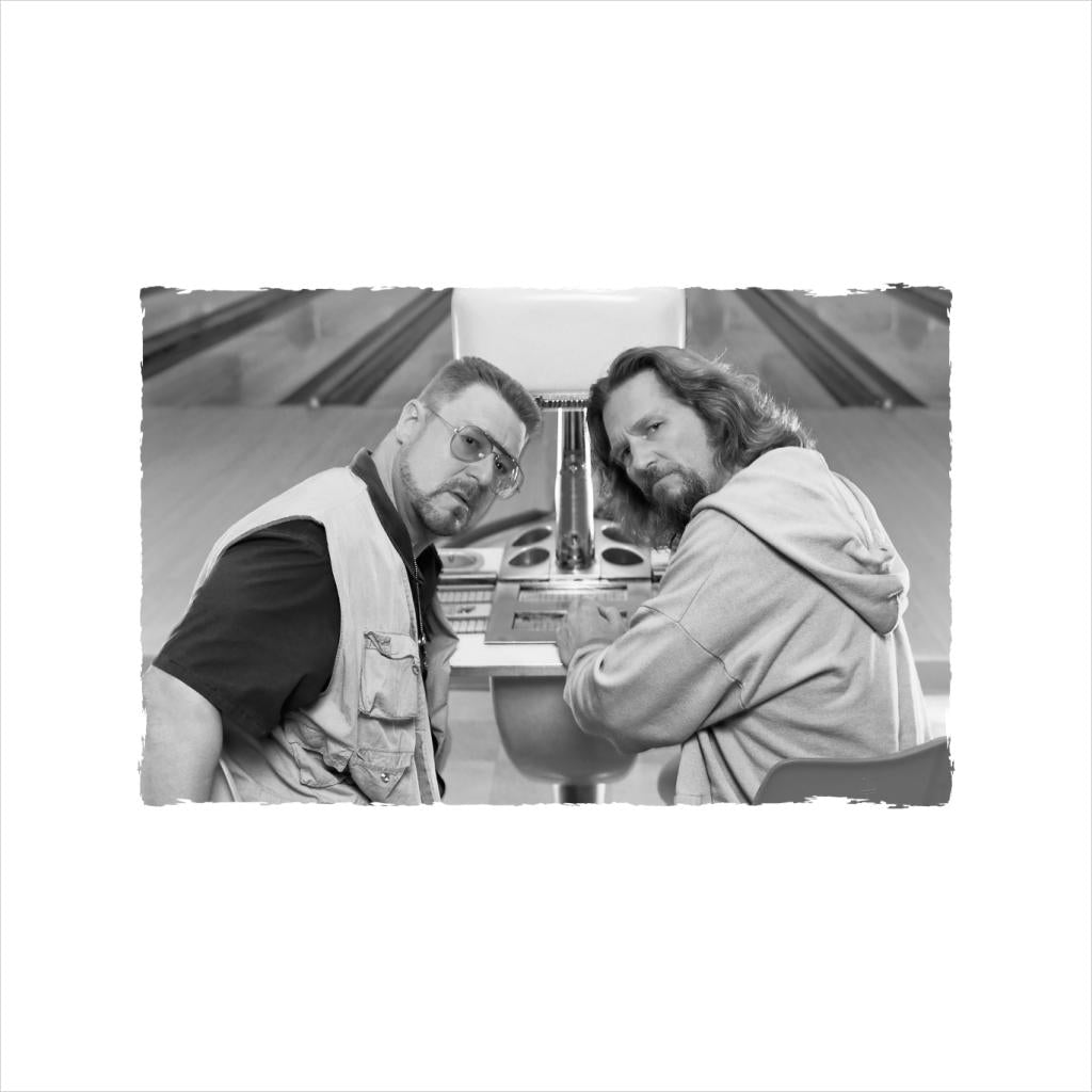 The Big Lebowski Dude And Walter Bowling Alley Greyscale product image 7