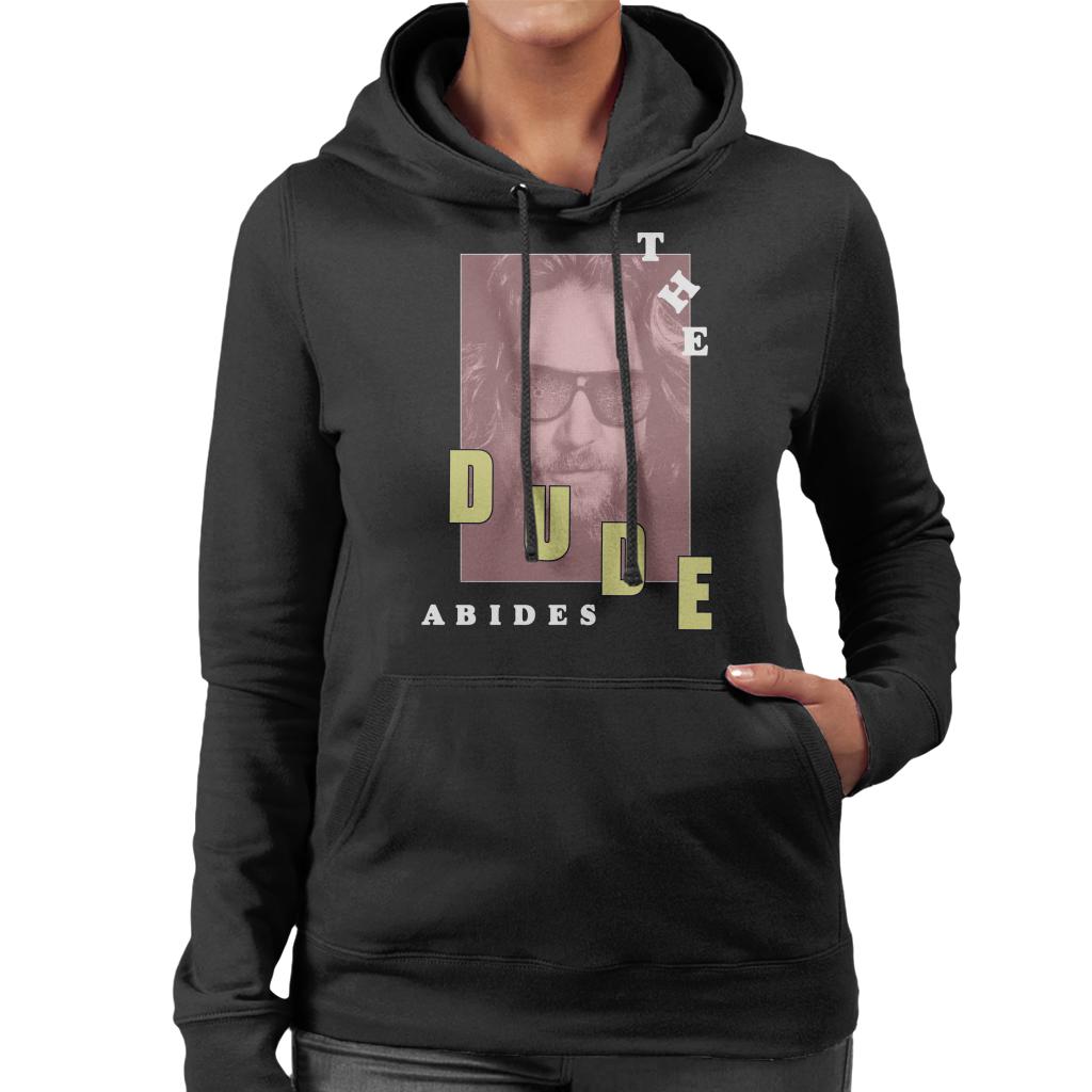 The Big Lebowski Dude Abides Retro Women's Hooded Sweatshirt product image 1