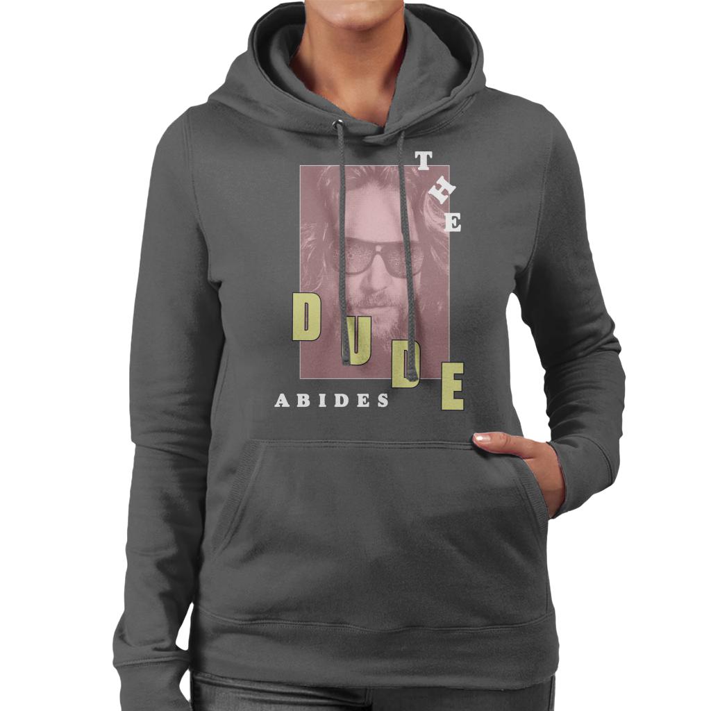 The Big Lebowski Dude Abides Retro Women's Hooded Sweatshirt product image 4
