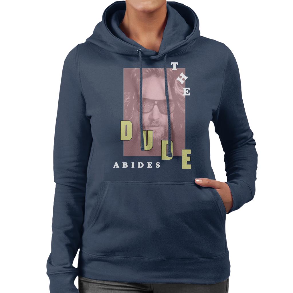 The Big Lebowski Dude Abides Retro Women's Hooded Sweatshirt product image 6