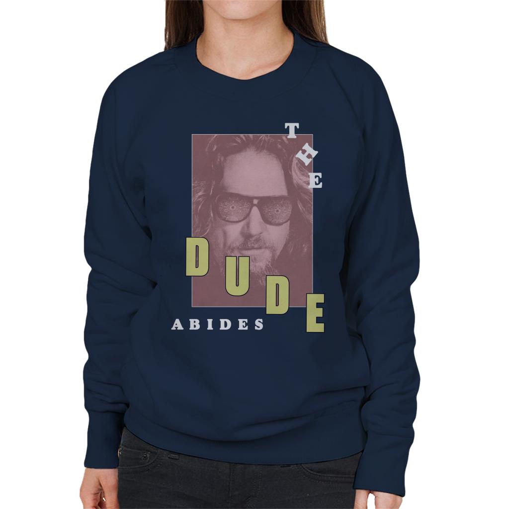 The Big Lebowski Dude Abides Retro Women's Sweatshirt product image 6