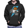 Back to the Future 88 Clock And Delorean Men's Hooded product image 1