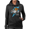 Back to the Future 88 Clock And Delorean Women's Hooded product image 1