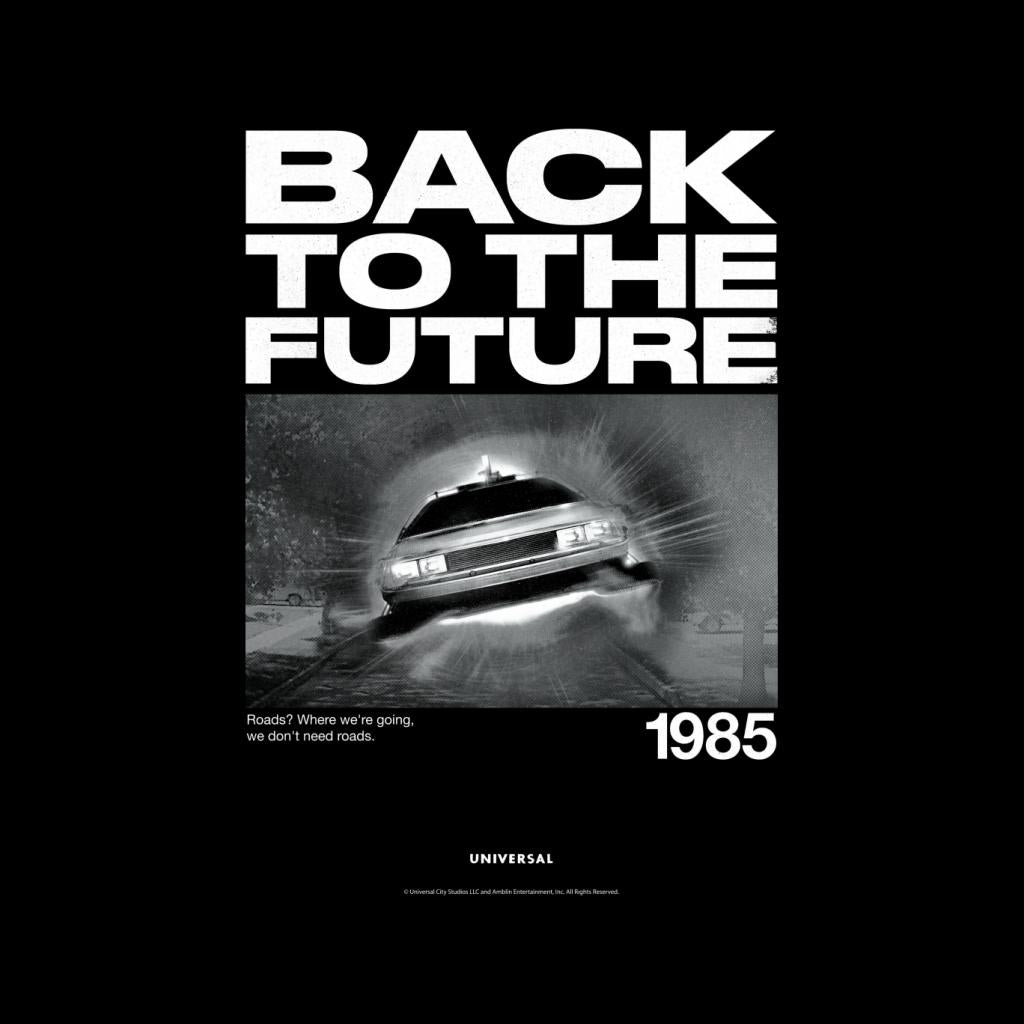 Back to the Future 1985 We Dont Need Roads Men's Hooded product image 2