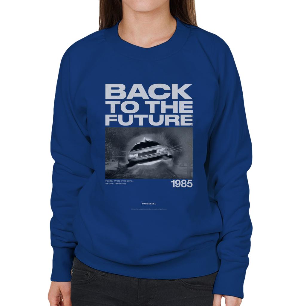 Back to the Future 1985 We Dont Need Roads Women's product image 4
