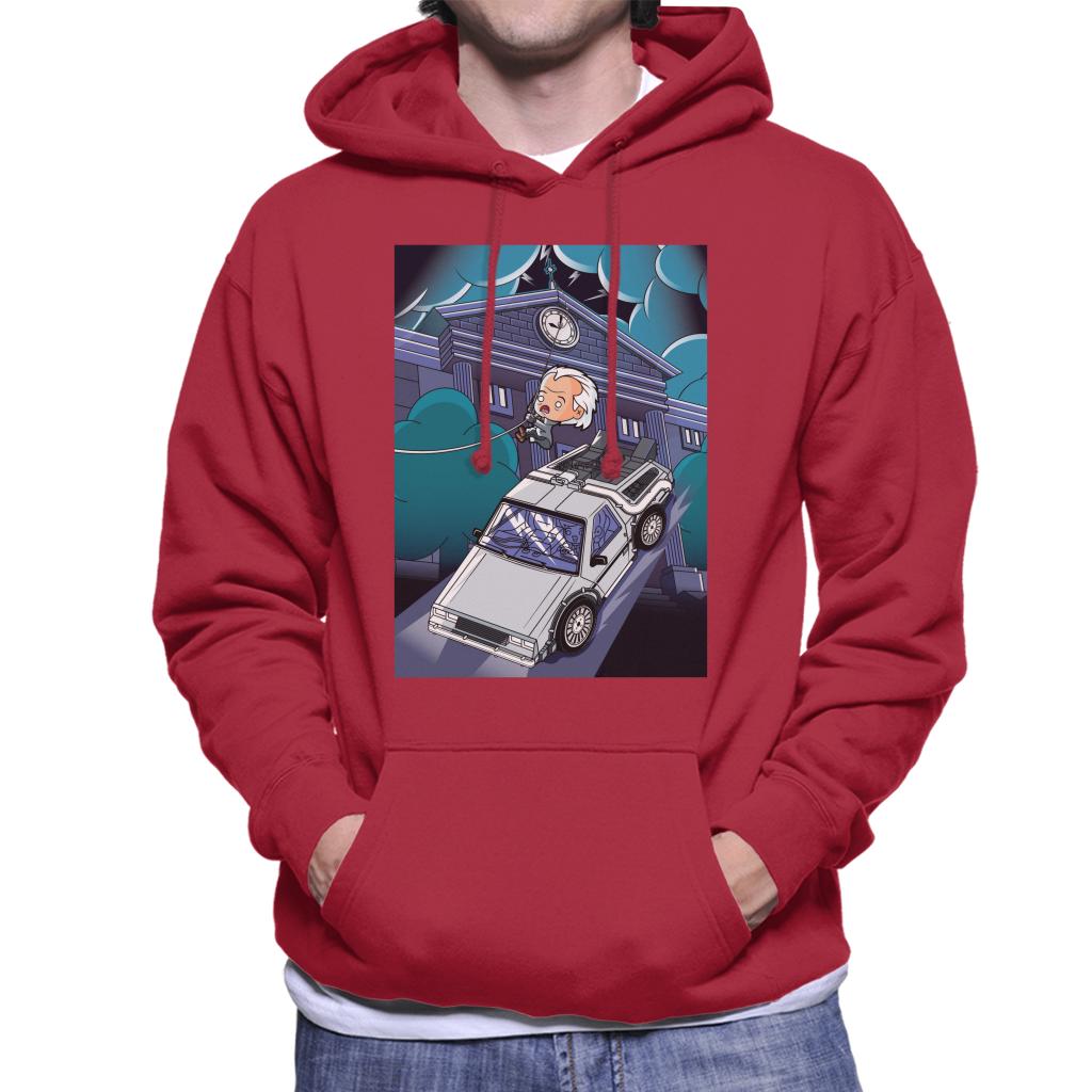 Back to the Future 1985 Doc Escape Kawaii Men's Hooded product image 4