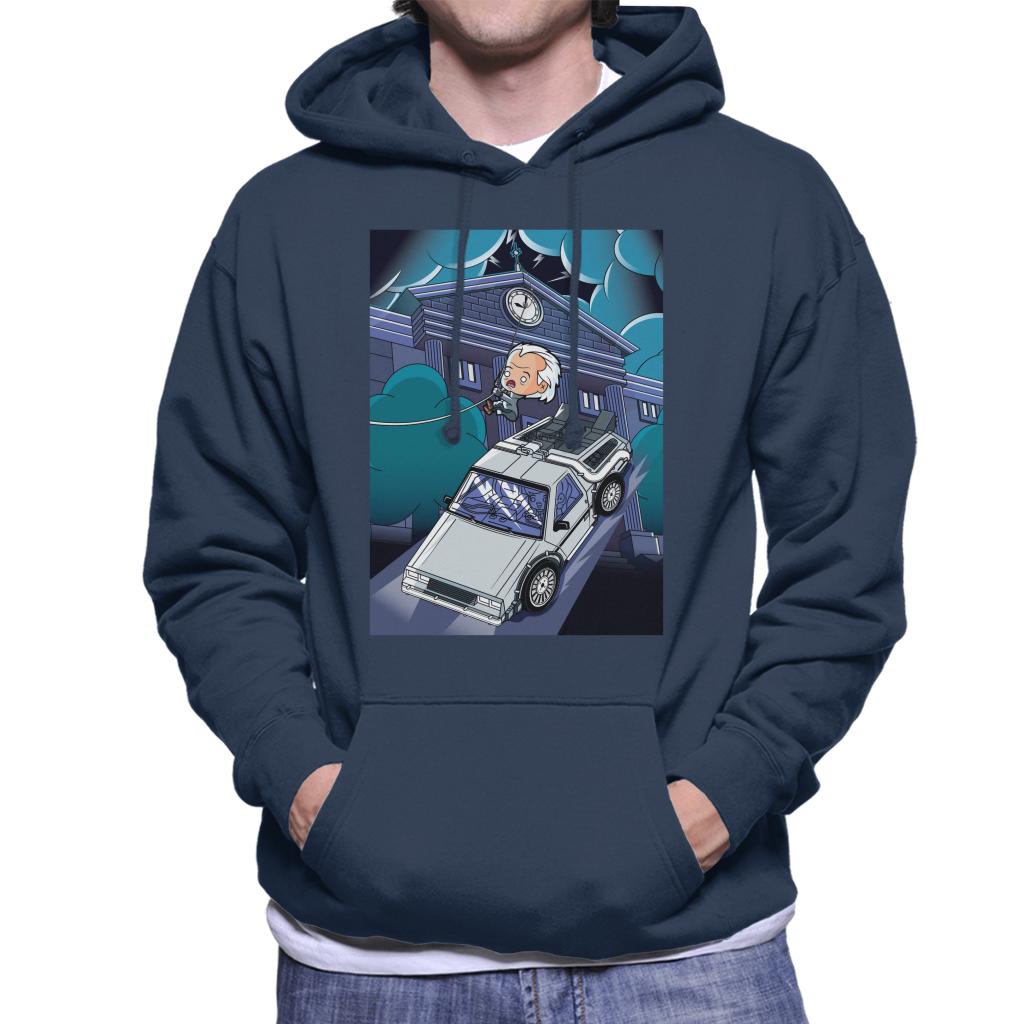 Back to the Future 1985 Doc Escape Kawaii Men's Hooded product image 1