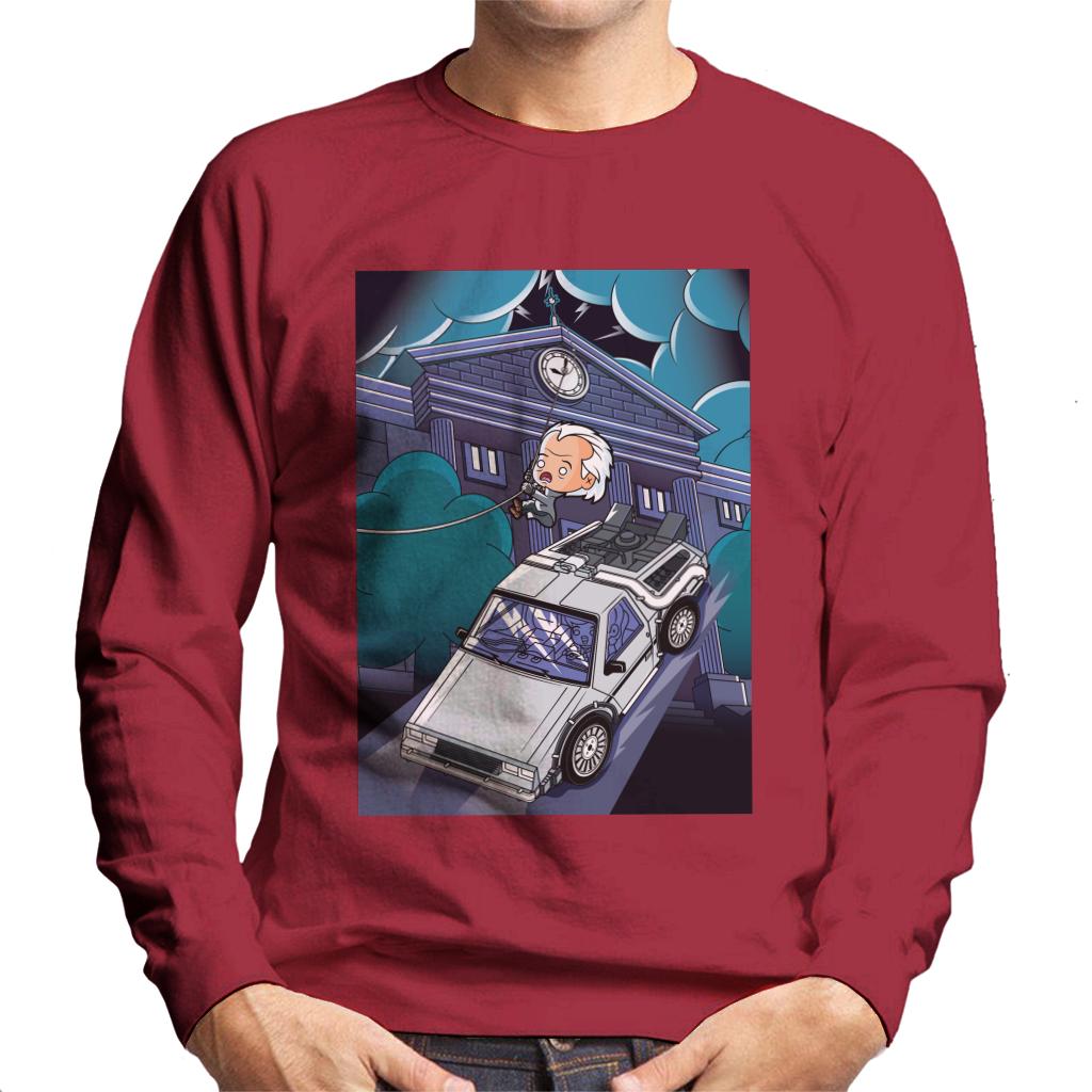 Back to the Future 1985 Doc Escape Kawaii Men's Sweatshirt product image 4