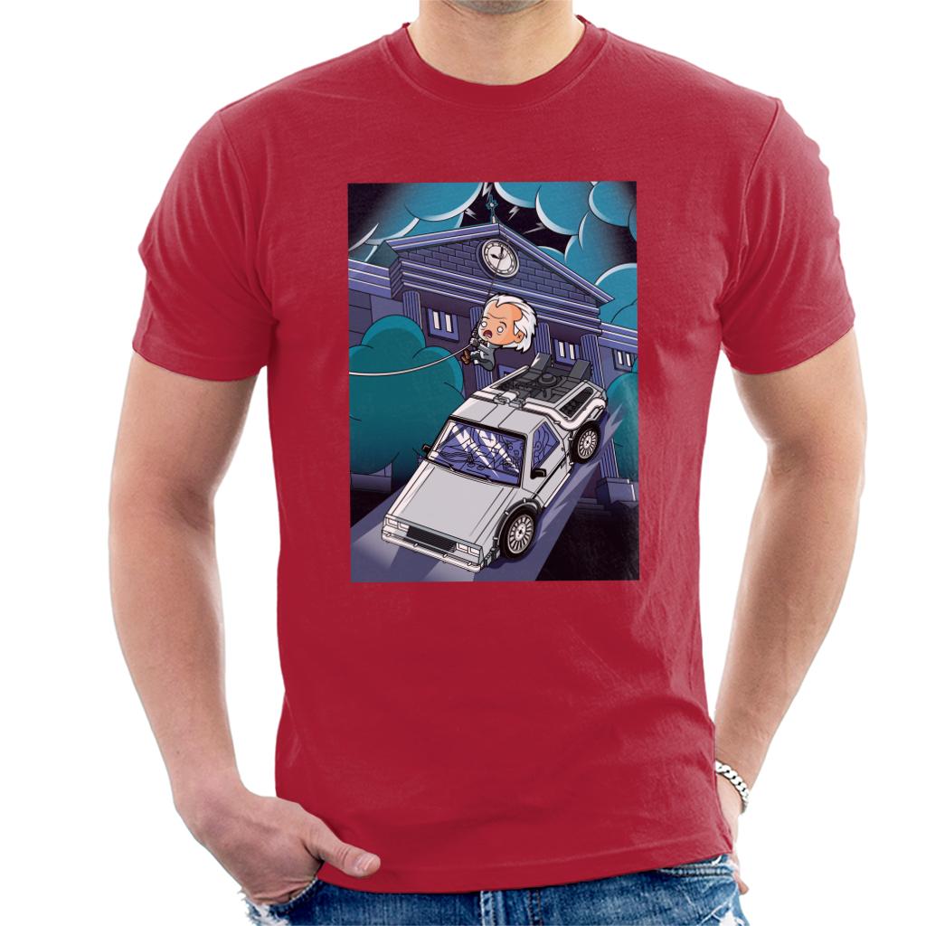 Back to the Future 1985 Doc Escape Kawaii Men's T-Shirt product image 4