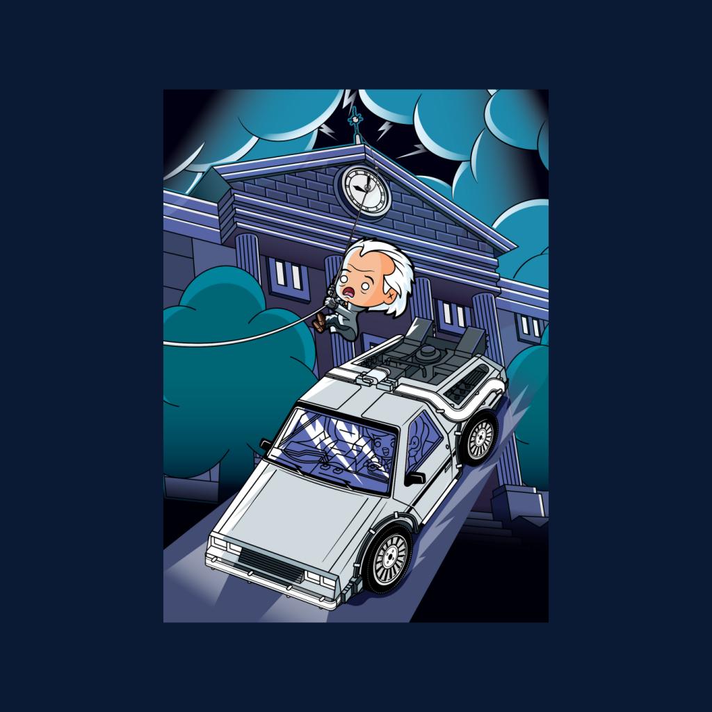 Back to the Future 1985 Doc Escape Kawaii Women's Hooded product image 2