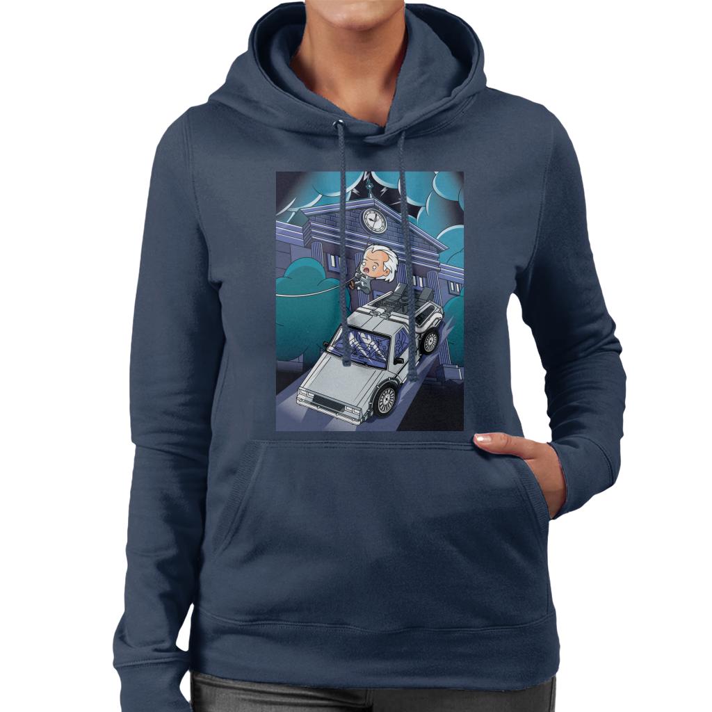 Back to the Future 1985 Doc Escape Kawaii Women's Hooded product image 1