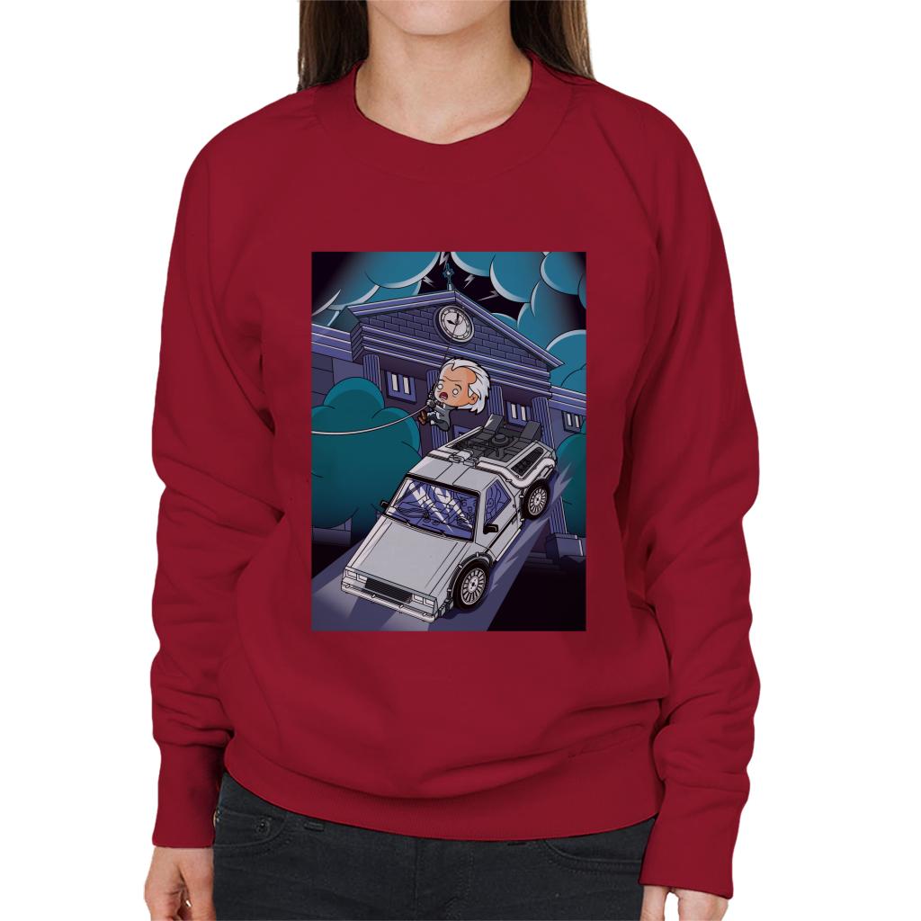 Back to the Future 1985 Doc Escape Kawaii Women's Sweatshirt product image 4