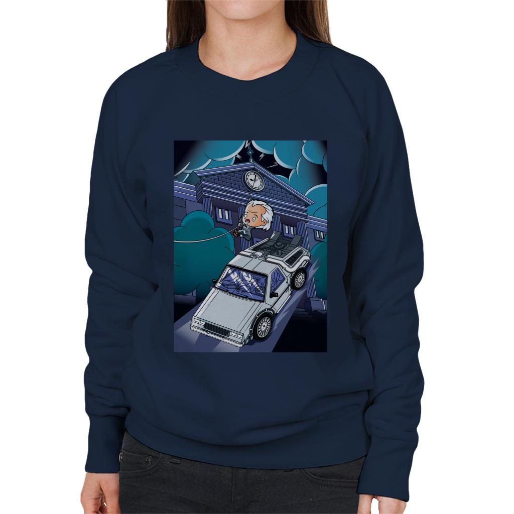 Back to the Future 1985 Doc Escape Kawaii Women's Sweatshirt product image 1