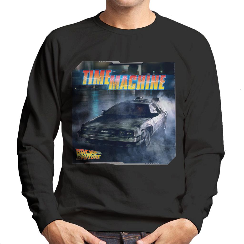 Back to the Future Time Machine Lightning Logo Men's product image 1