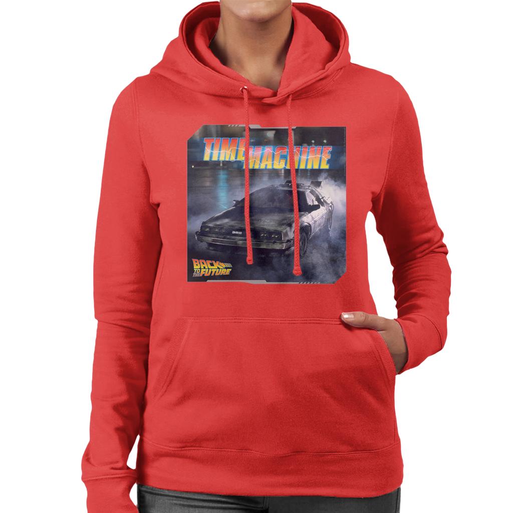 Back to the Future Time Machine Lightning Logo Women's product image 4