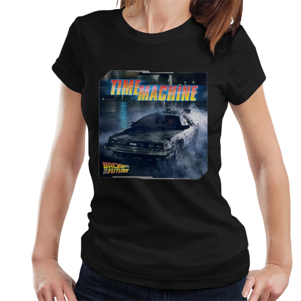 Back to the Future Time Machine Lightning Logo Women's product image 1