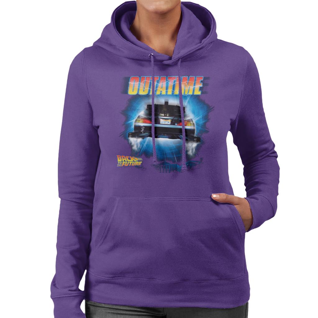 Back to the Future Outa Time Women's Hooded Sweatshirt product image 4