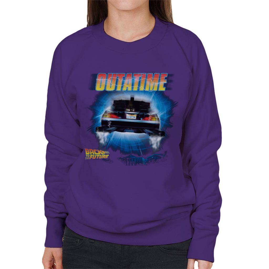 Back to the Future Outa Time Women's Sweatshirt product image 4