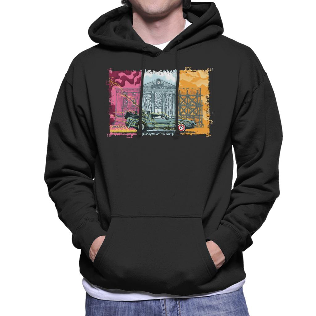 Back to the Future Lightning Shocking Delorean Men's Hooded product image 1