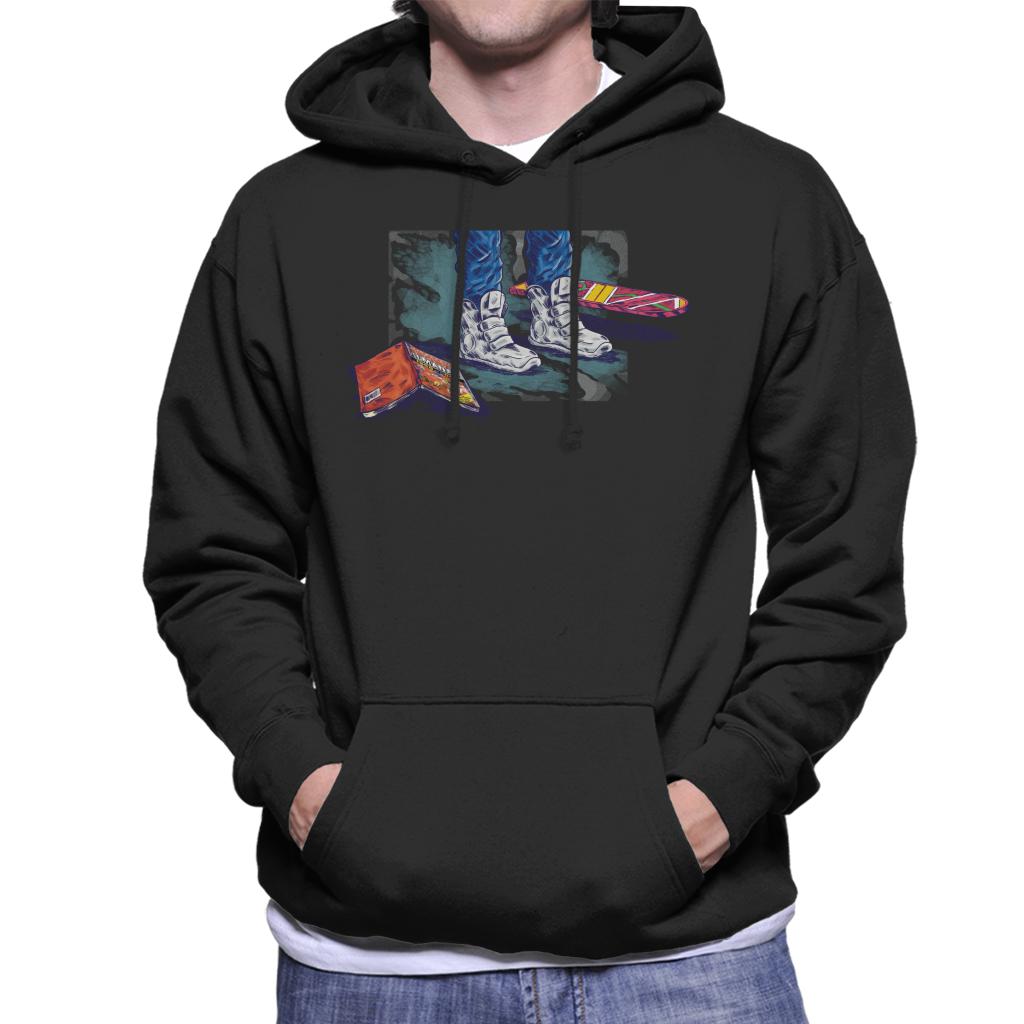 Back to the Future Marty Shoes Board And Comic Men's Hooded Sweatshirt