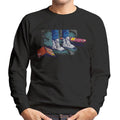 Back to the Future Marty Shoes Board And Comic Men's Sweatshirt