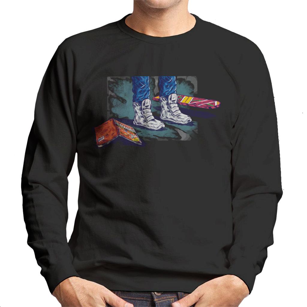 Back to the Future Marty Shoes Board And Comic Men's Sweatshirt