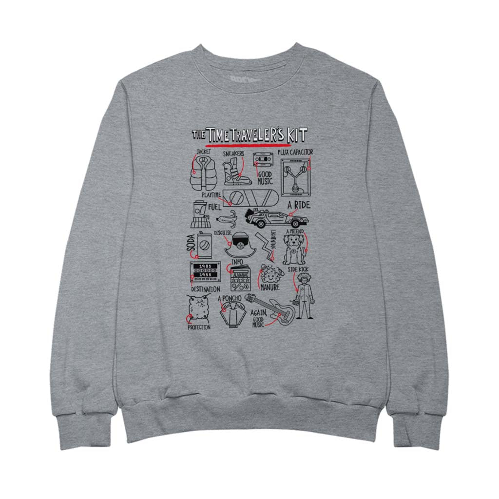Back To The Future Time Travelers Kit Men's Sweatshirt product image 1