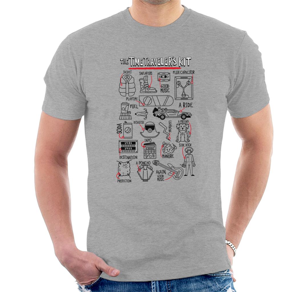 Back to the Future Time Travelers Kit Men's T-Shirt product image 1