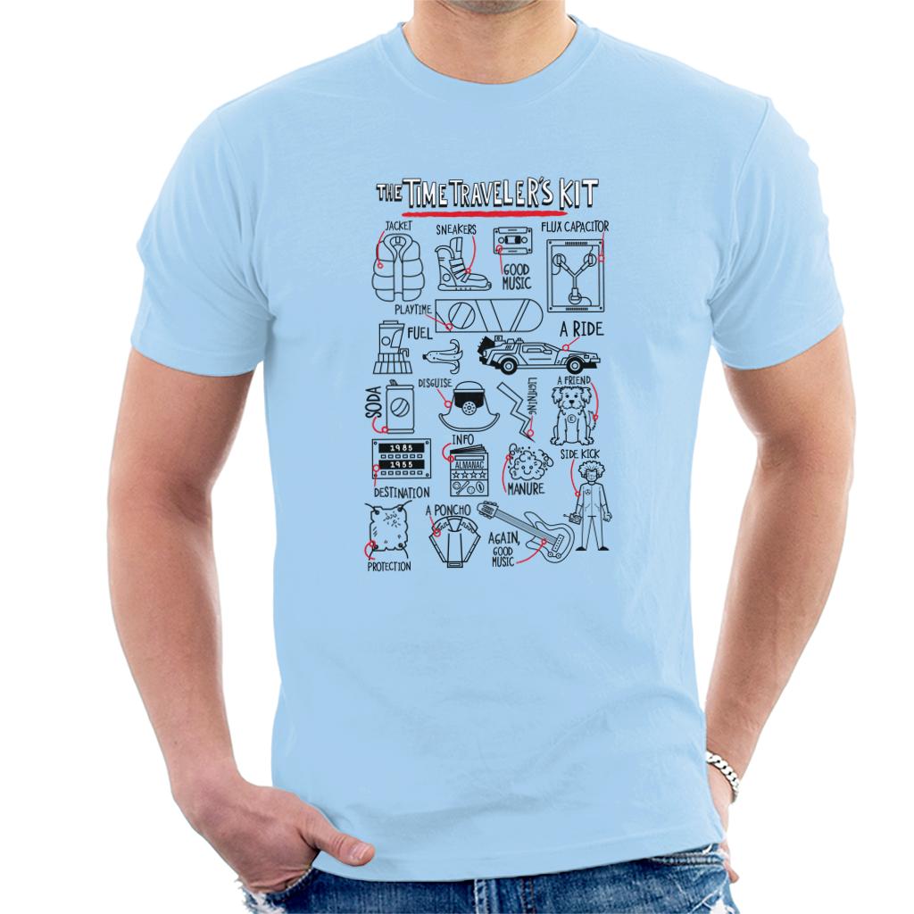 Back to the Future Time Travelers Kit Men's T-Shirt product image 4