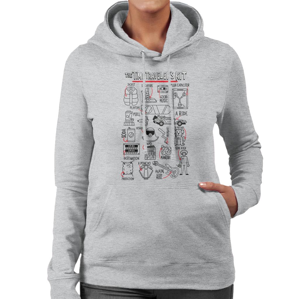 Back to the Future Time Travelers Kit Women's Hooded product image 1