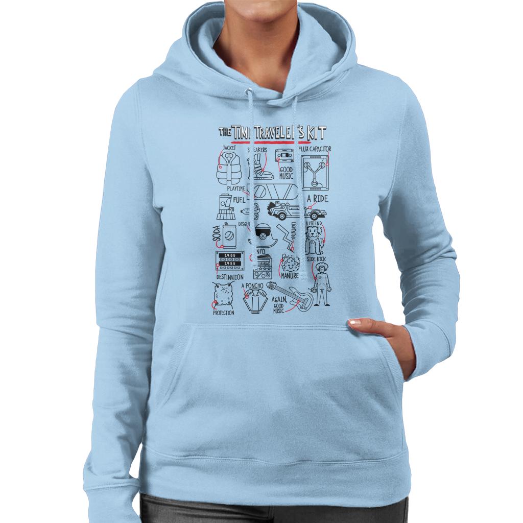 Back to the Future Time Travelers Kit Women's Hooded product image 4