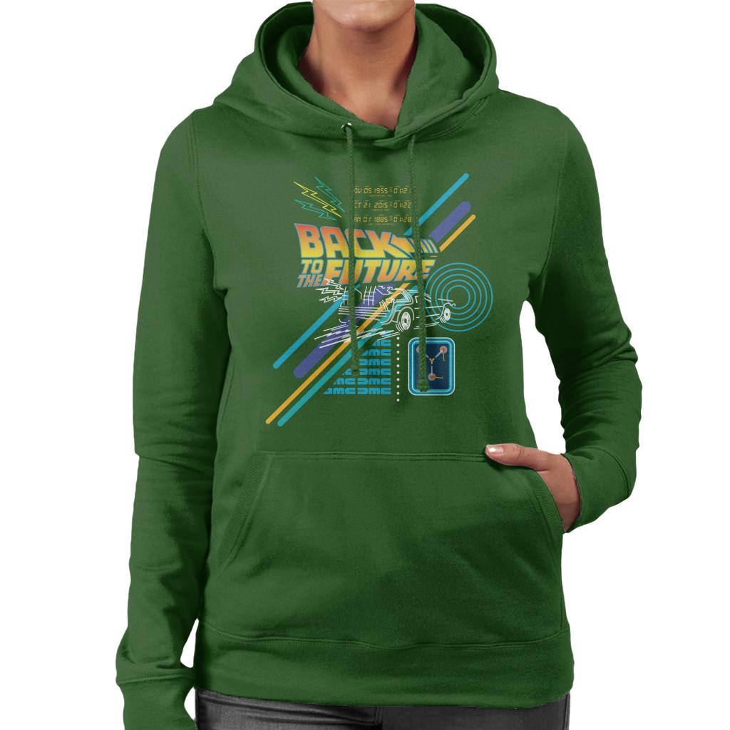 Back to the Future Delorean Outline Countdown Women's product image 4