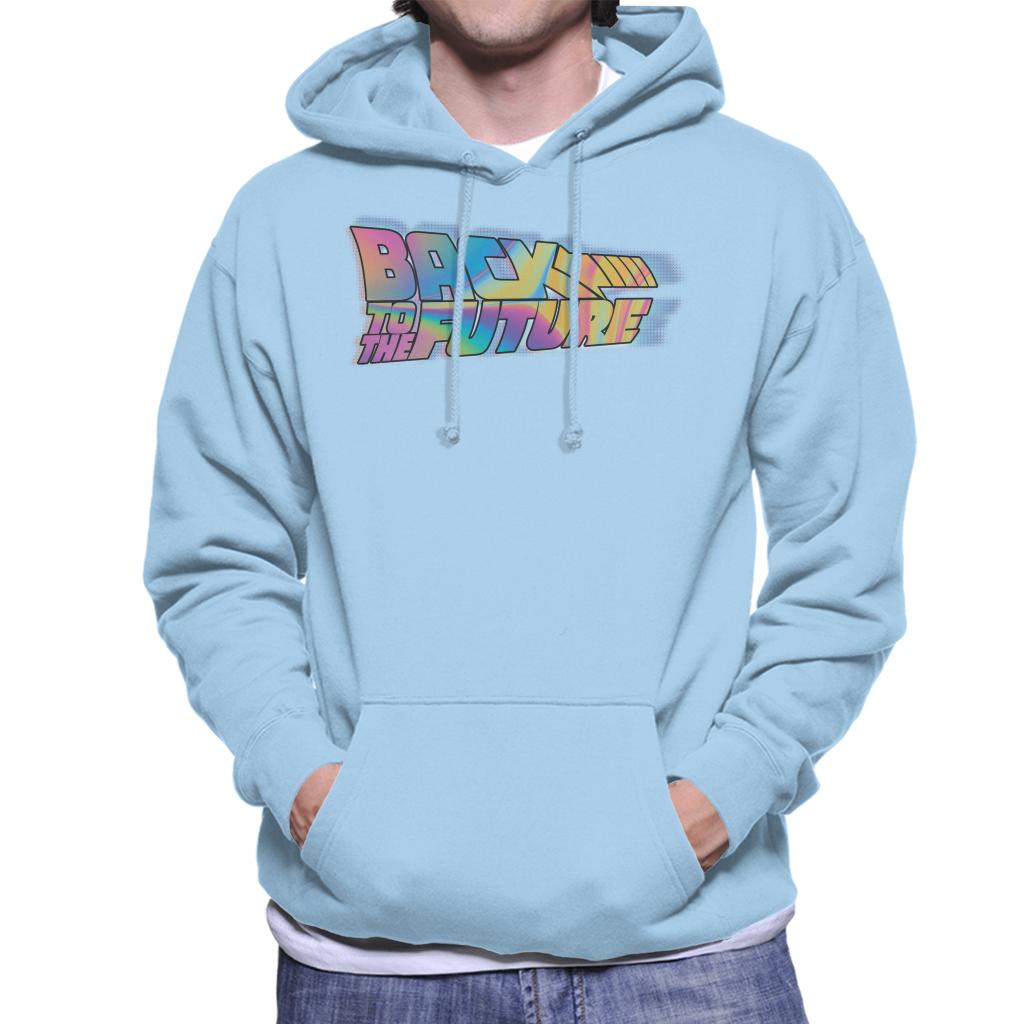 Back to the Future Mist Gradient Logo Men's Hooded product image 4