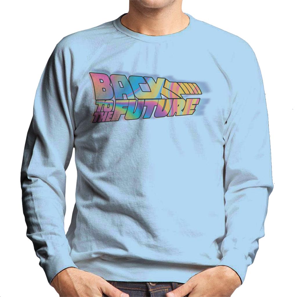 Back to the Future Mist Gradient Logo Men's Sweatshirt product image 4