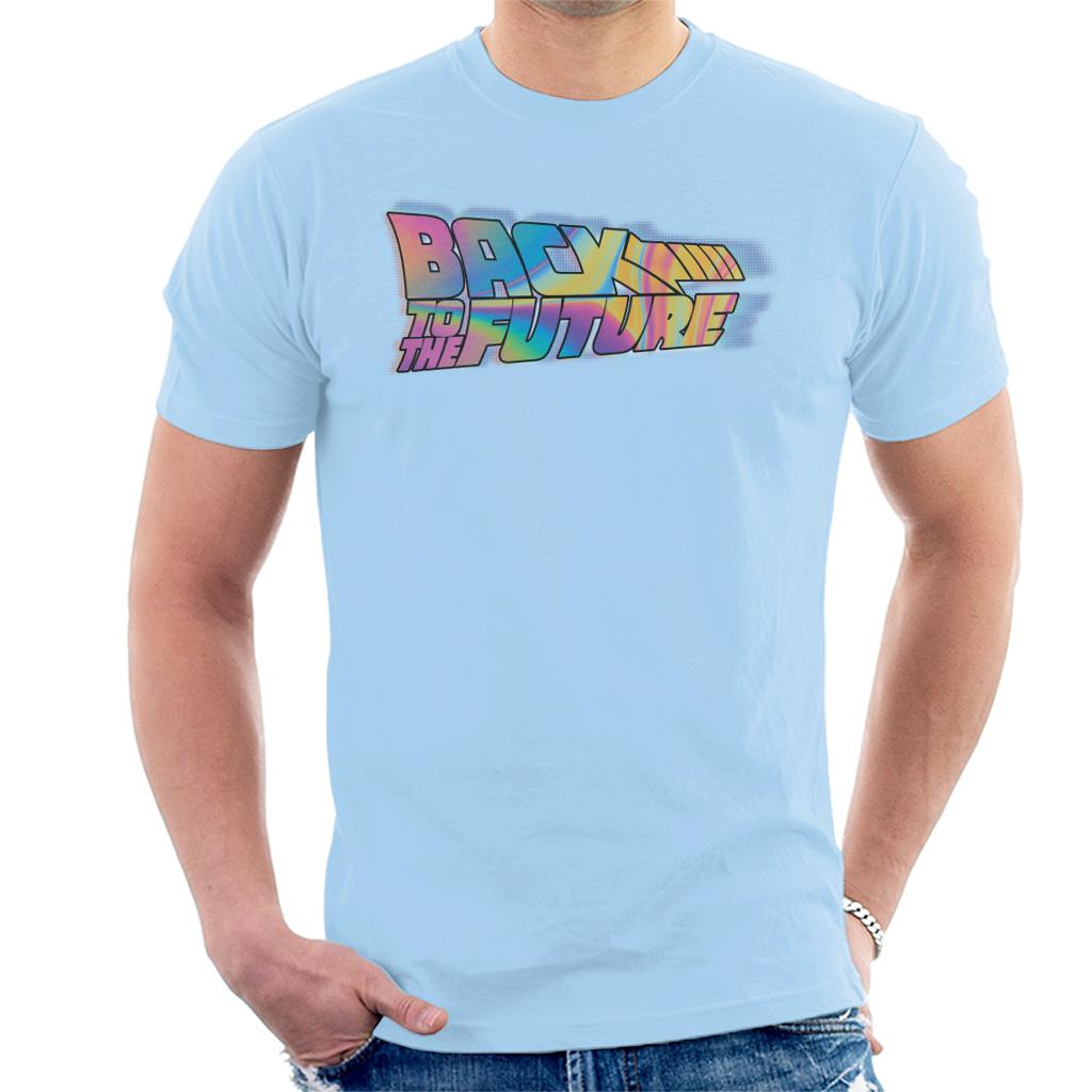 Back to the Future Mist Gradient Logo Men's T-Shirt product image 4
